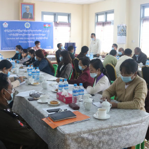 ချင်းပြည်နယ် သက်ကြီးရွယ်အိုများဆိုင်ရာကော်မတီ၏(၂/၂၀၂၀)လုပ်ငန်းညှိနှိုင်းအစည်းအဝေးနှင့် လူမှုအားမာန်အဖွဲ့များ(Inclusive Seft-Help Group)ဖွဲ့စည်းခြင်းအစည်းအဝေးကျင်းပ